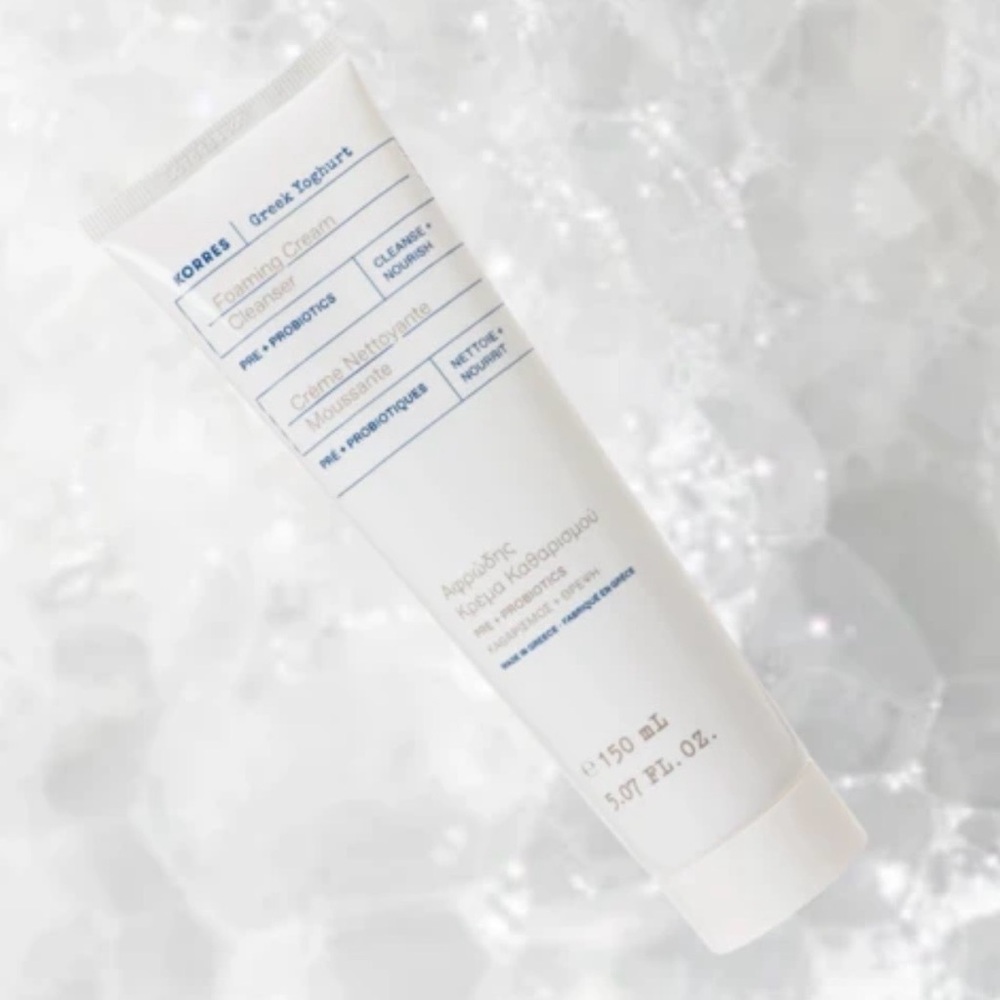 Korres Greek Yoghurt Foaming Cream Cleanser 150ml 5.07 fl. Oz.